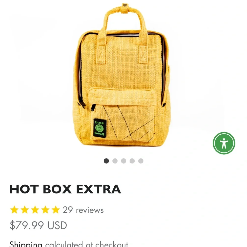 Yellow backpack - Picture 5 of 5